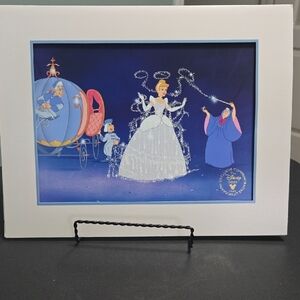Disney Masterpiece Cinderella Exclusive Commemorative Lithograph 1995